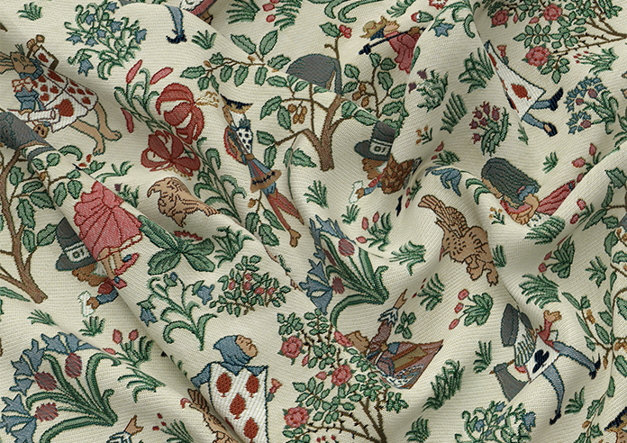 Memory Lane, Alice In Wonderland - Made to Measure Curtains - Image 4